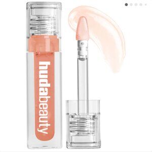 HUDA BEAUTY Faux Filler Ultra-Hydrating Tinted Jelly Lip Oil | Juicy Peach